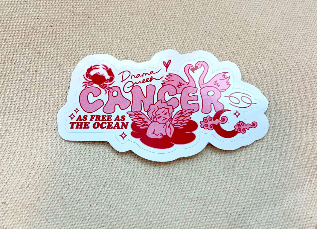 CANCER STICKER