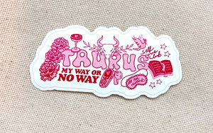 TAURUS STICKER